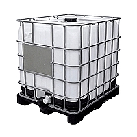 מיכל 1000 ליטר (קובית IBC)- שטוף - מיכל סולר 120*100*h110