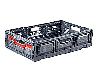 ארגז פלסטיק מתקפל דגם 6416 פלסגד h16*40*60